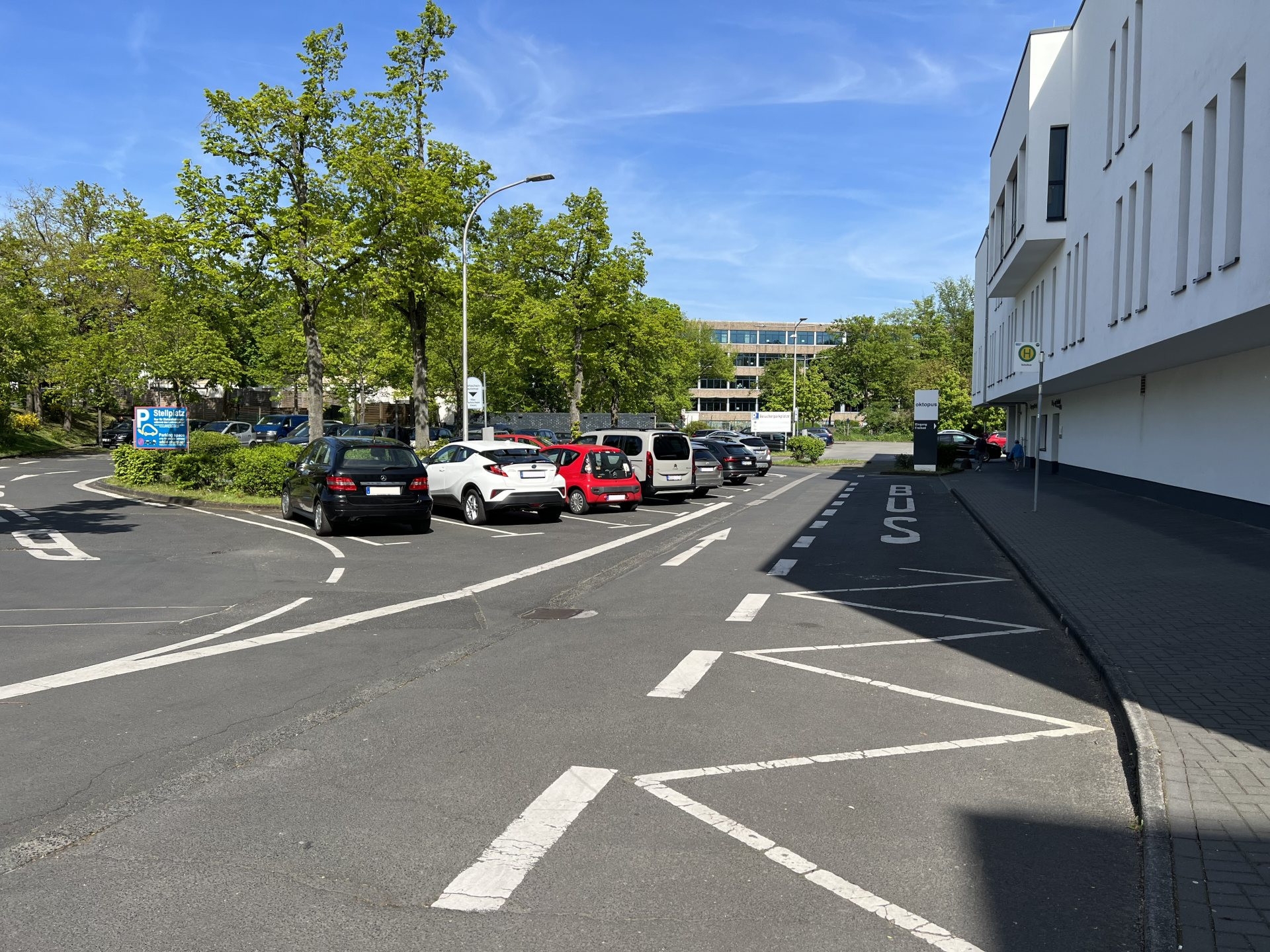 Parkplatz Freizeitbad Oktopus