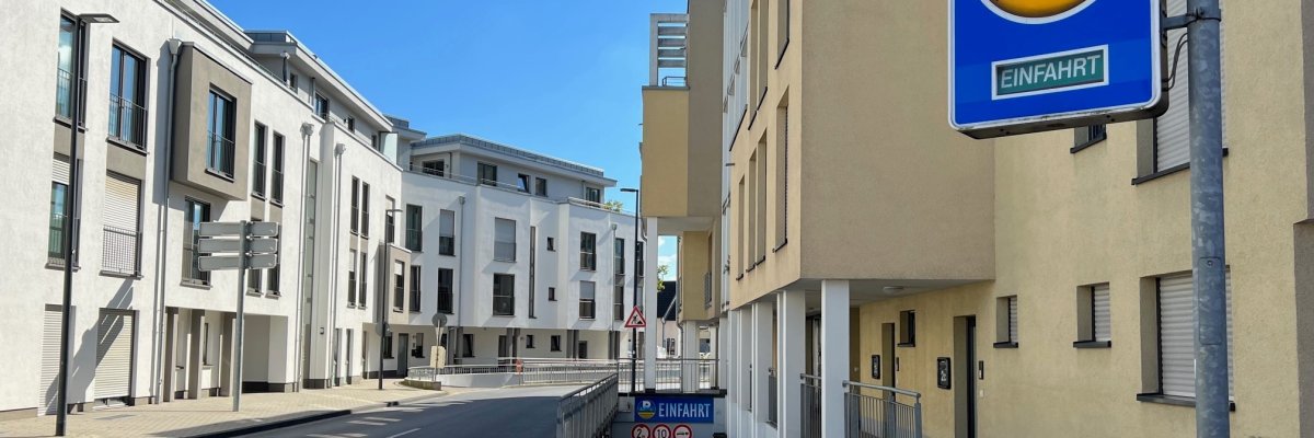 Parkzentrum Kaiserstraße Einfahrt